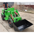 China 1000kg 1 tonelada Mini pequeña cargadora de ruedas de granja eléctrica